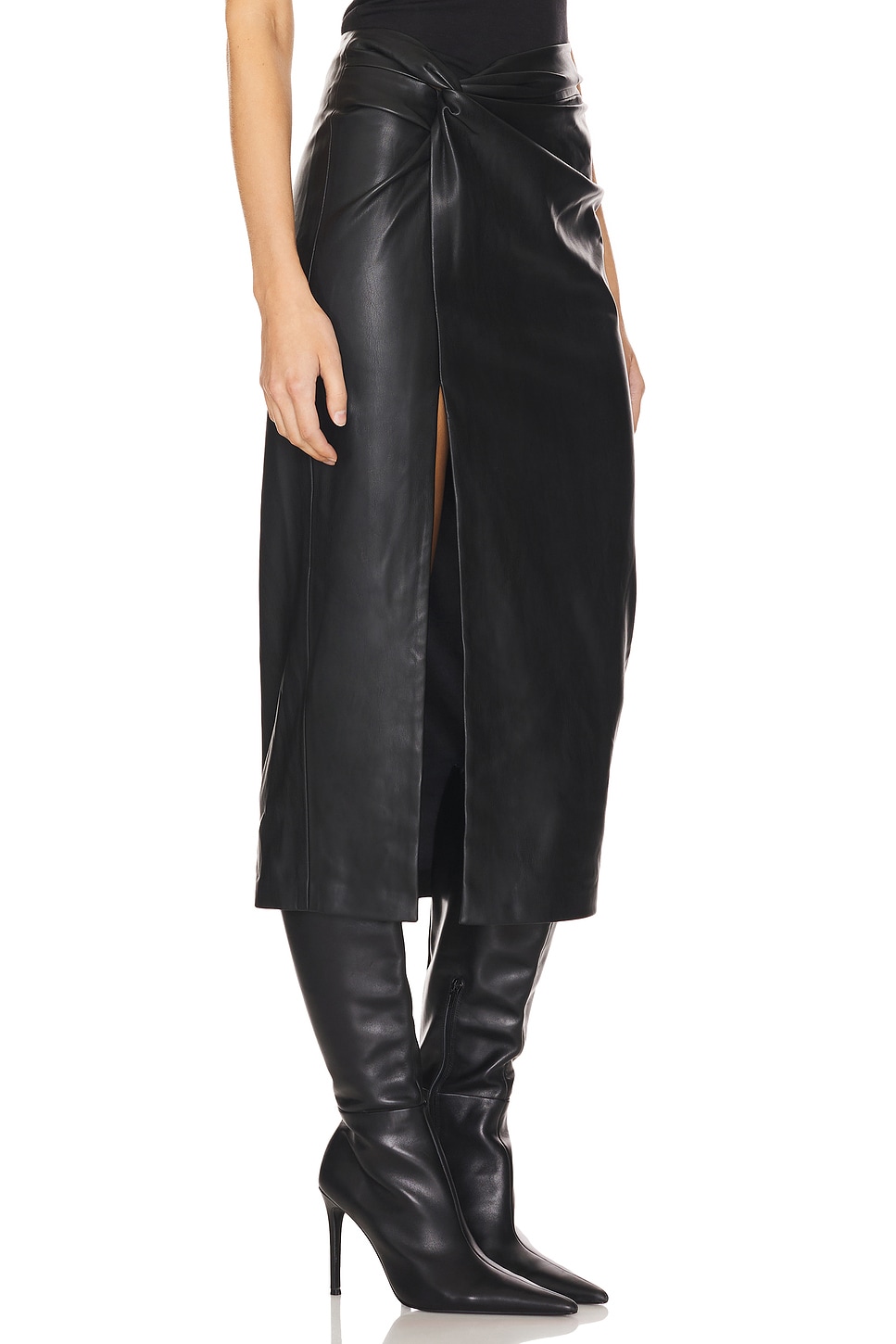 L'AGENCE Lilou Twist Front Skirt thumbnail