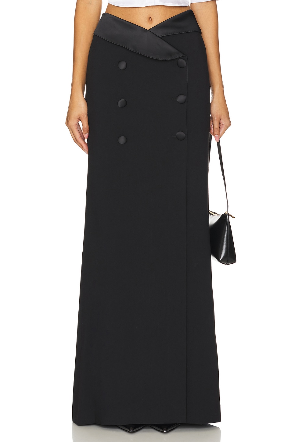L'AGENCE Diara Tuxedo Skirt