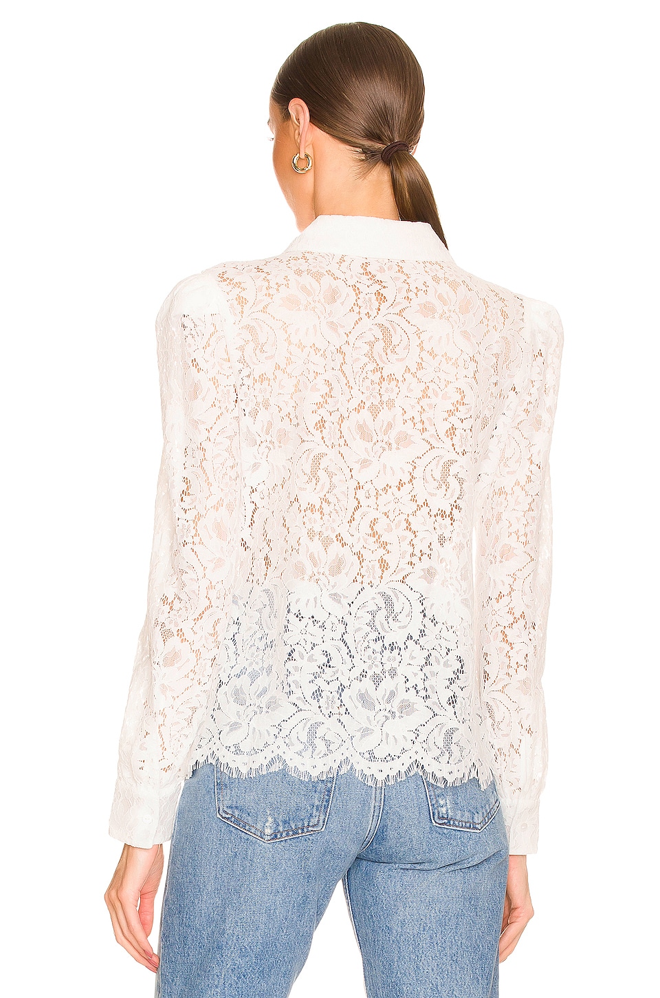 L'AGENCE Jenica Lace Blouse