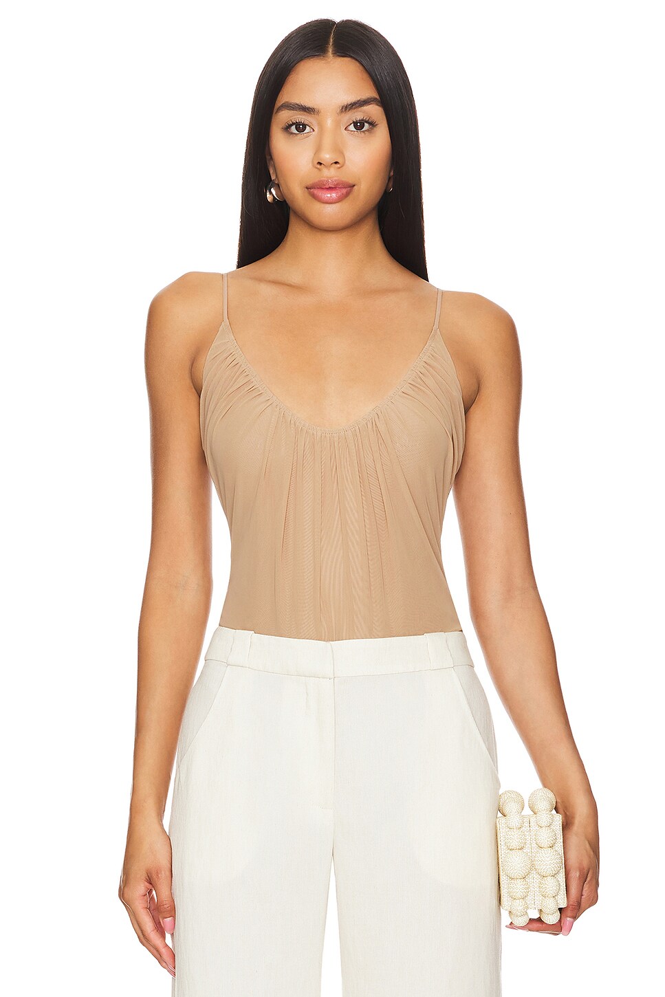 Gelina Ruched Bodysuit