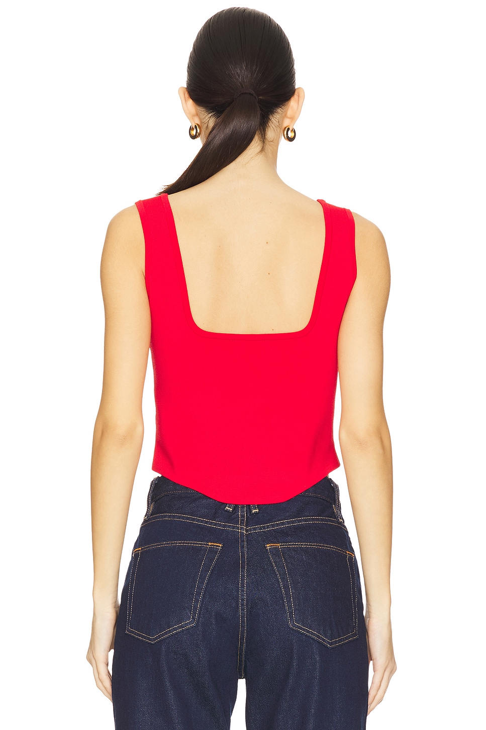 L'AGENCE Saga Knit Corset Top thumbnail