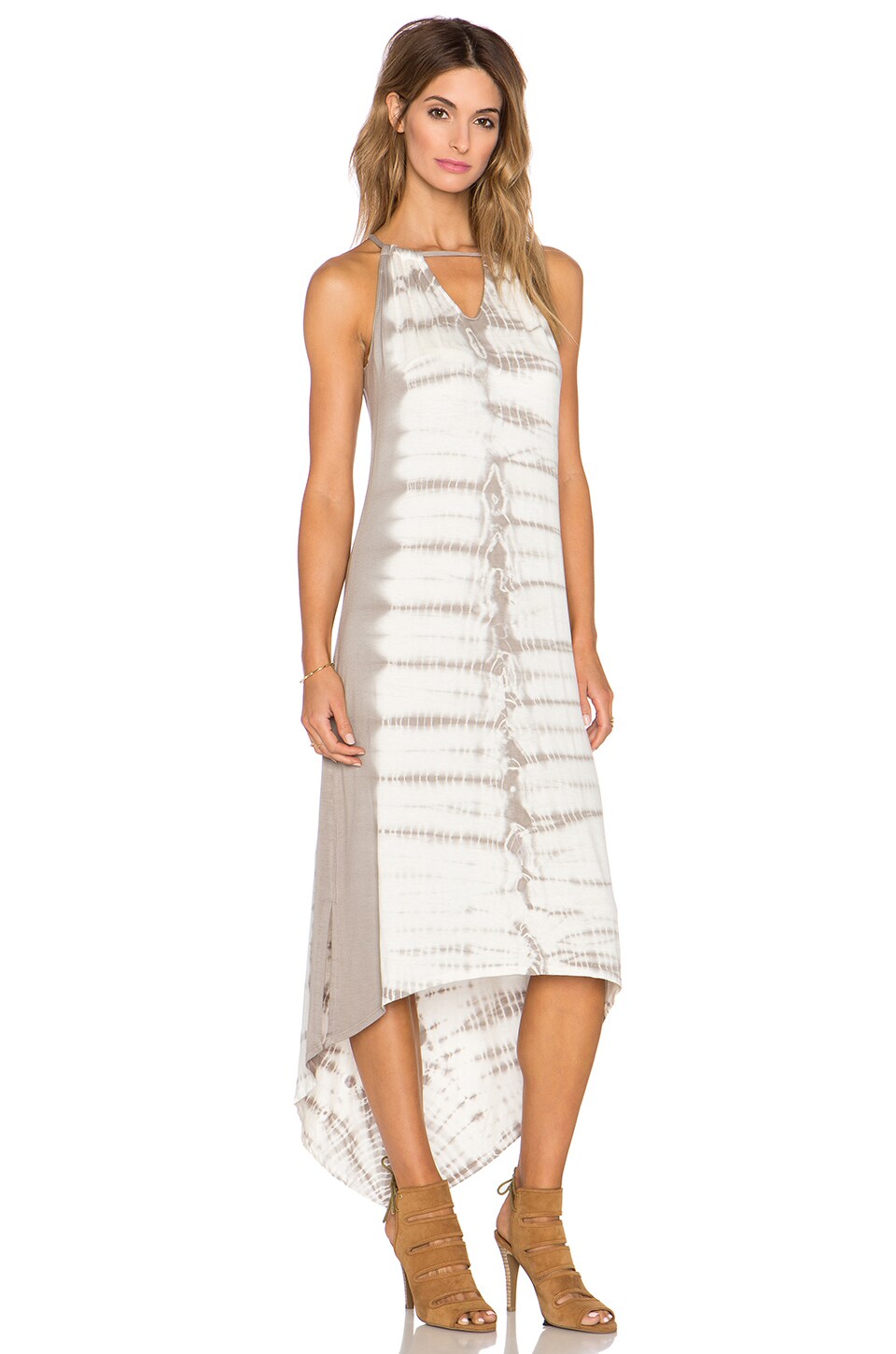 LA Made Flower Maxi Dress in Luna