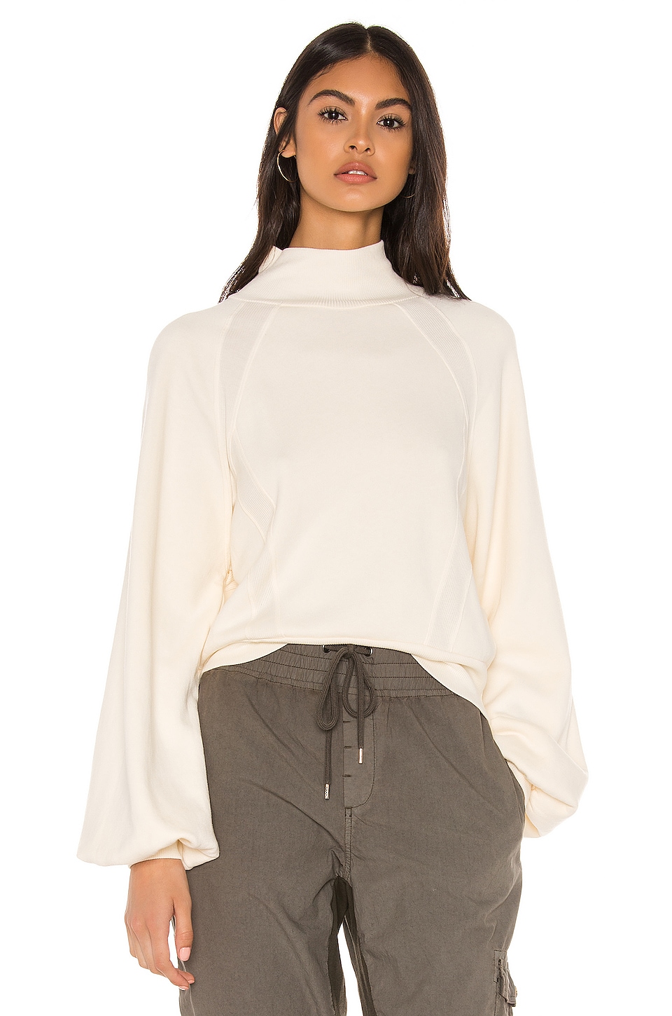 LA Made Brandy Pullover in La Crema REVOLVE