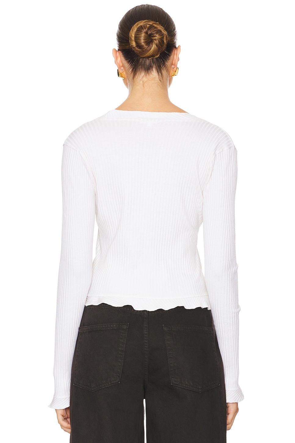 LA Made Sweet Serenade Ruffle Cardigan thumbnail