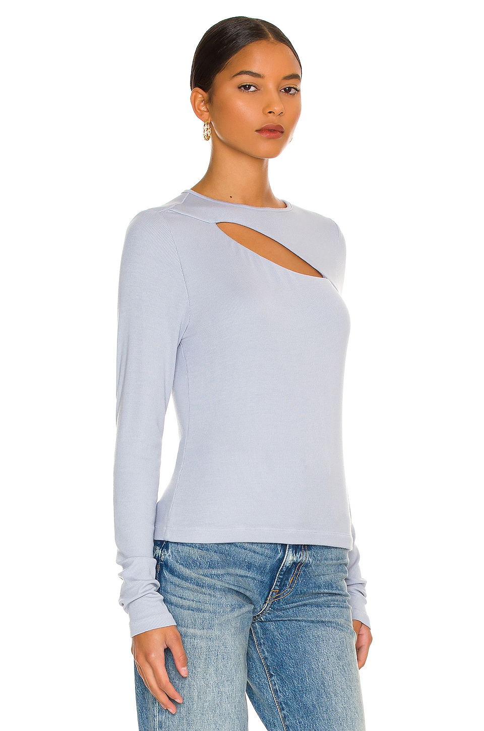 LA Made Verge Peek A Boo Long Sleeve Top thumbnail