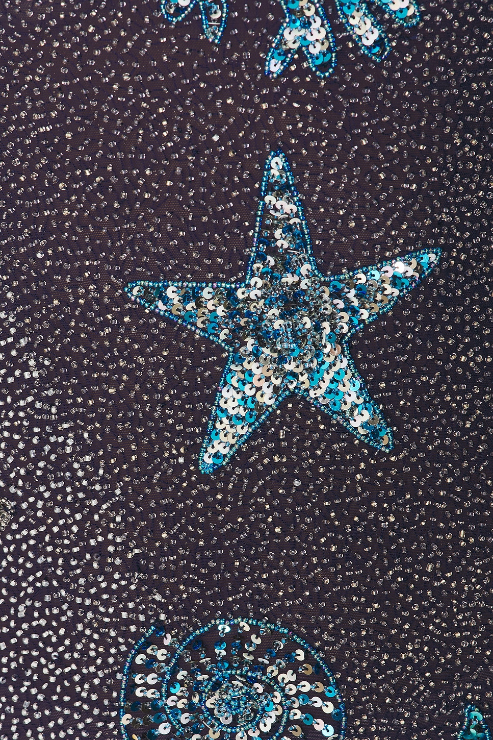 Beaded Seashore Mini Dress