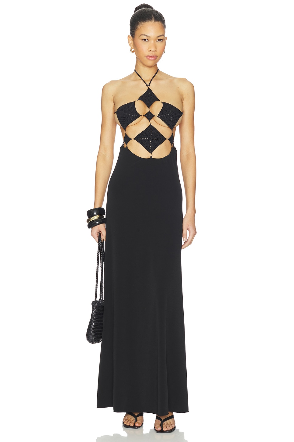 Leslie Amon Revenge Dress in Black - size M