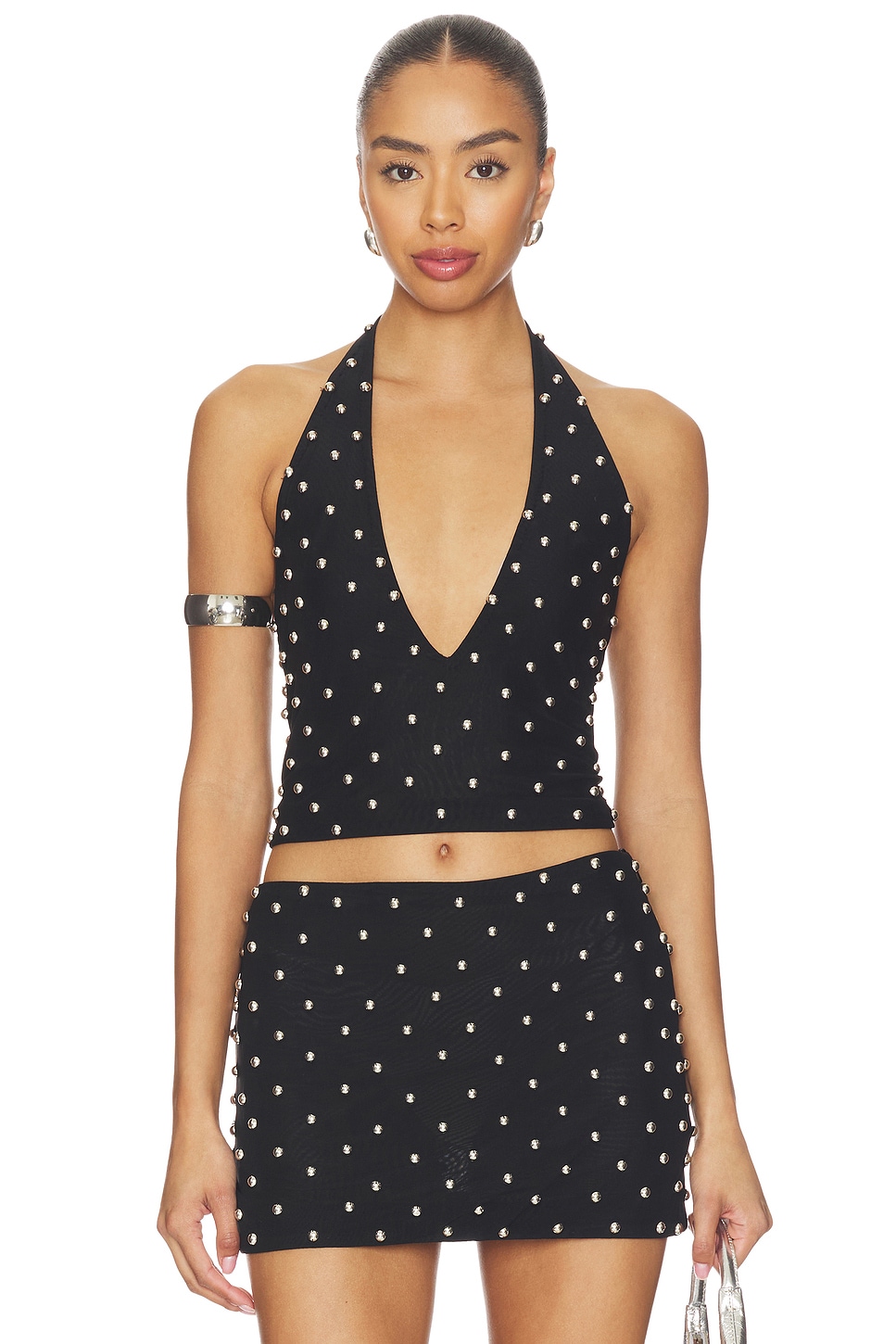 Cabochon Halter Top