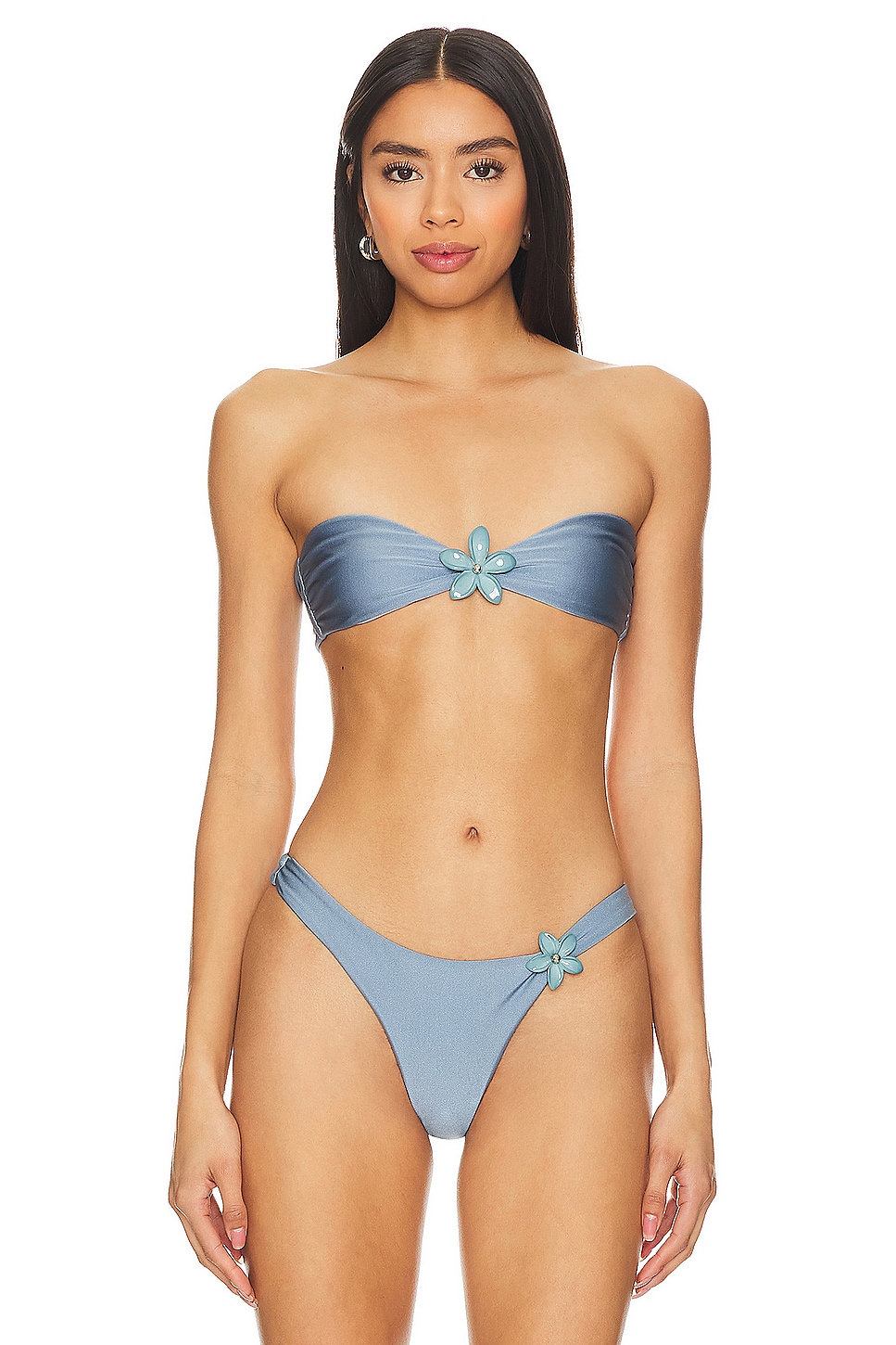 Elsie Bandeau Top - Blue Moon