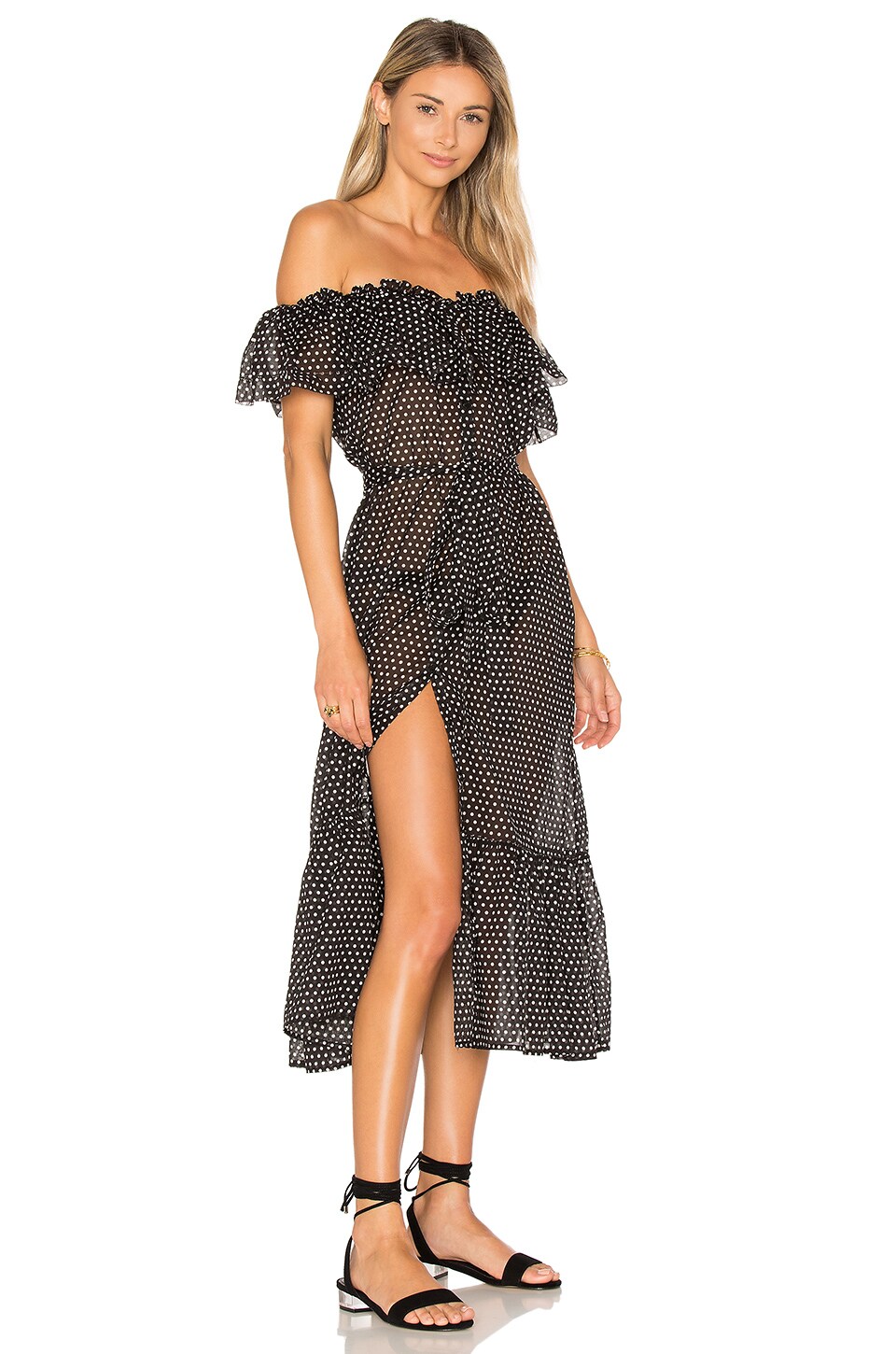 LISA MARIE FERNANDEZ MIRA BUTTON DOWN DRESS