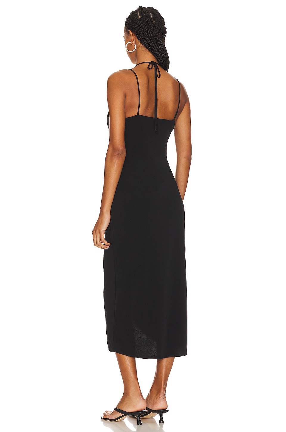 Lanston Ruched High Low Tank Dress thumbnail