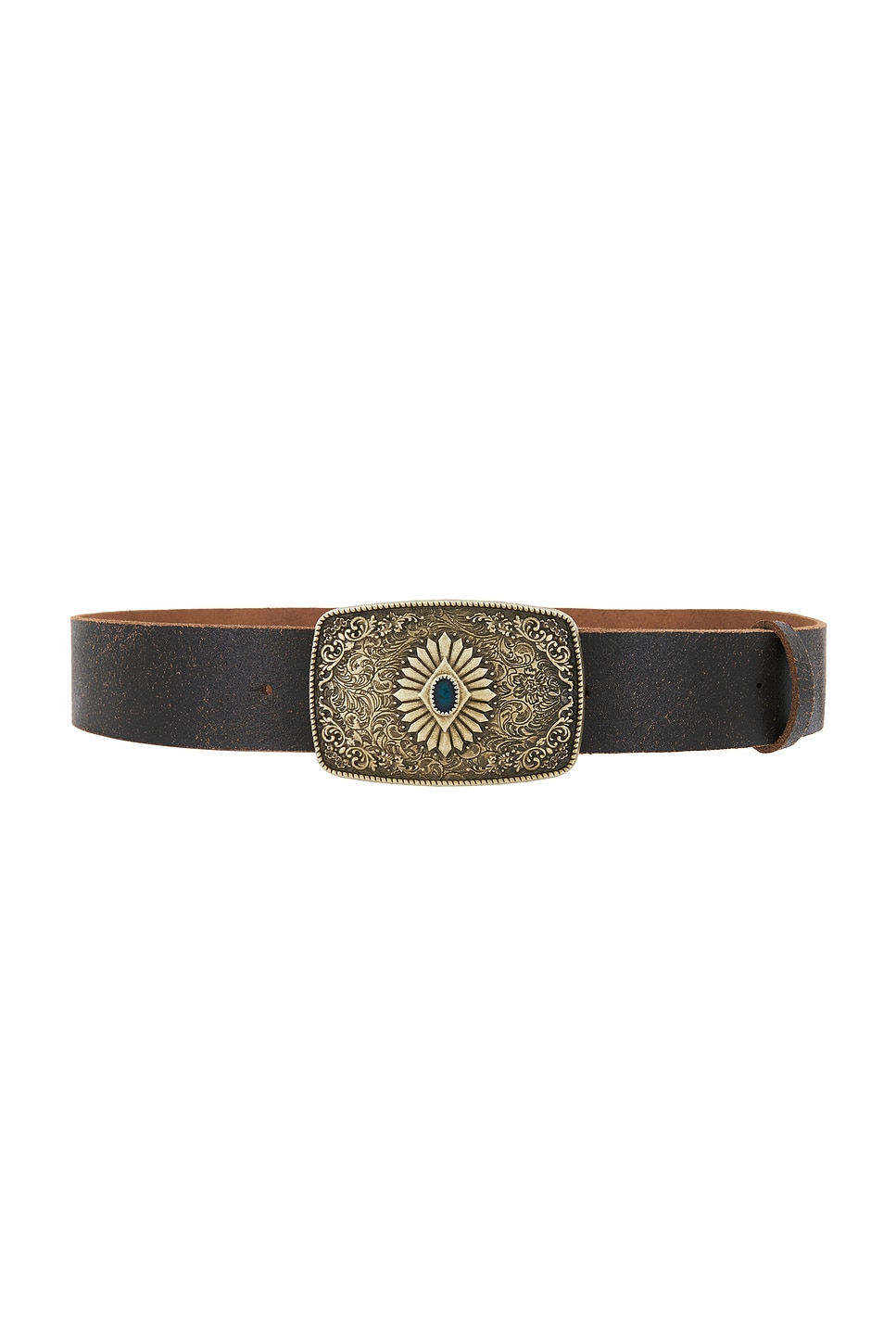 Metal Buckle Leather Belt
