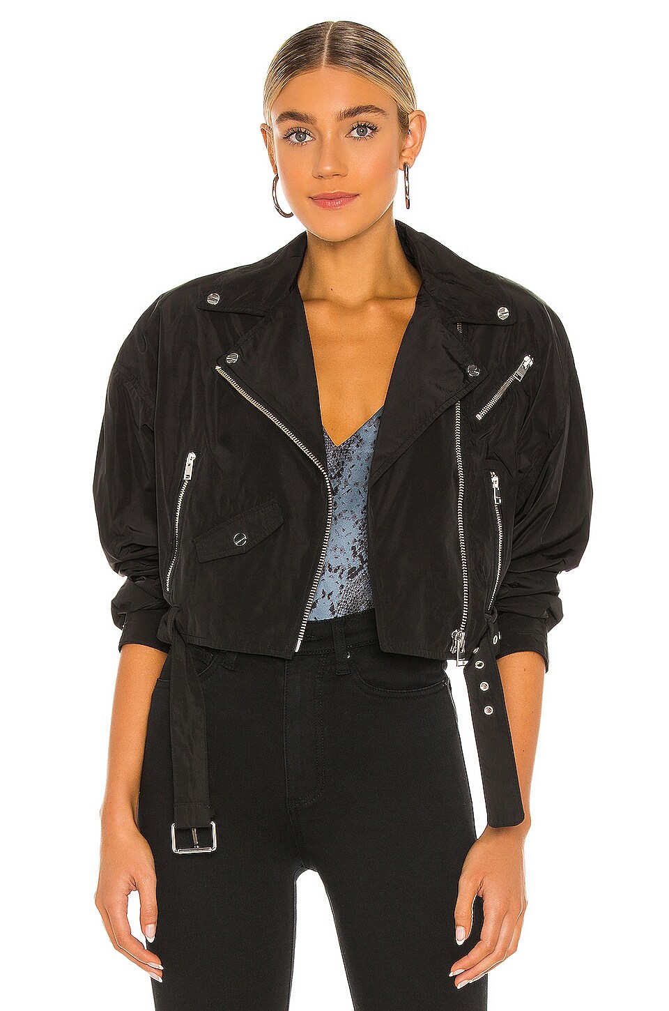 Revolve Women Clothing Jackets Leather Jackets Dylan Jacket in Black. 