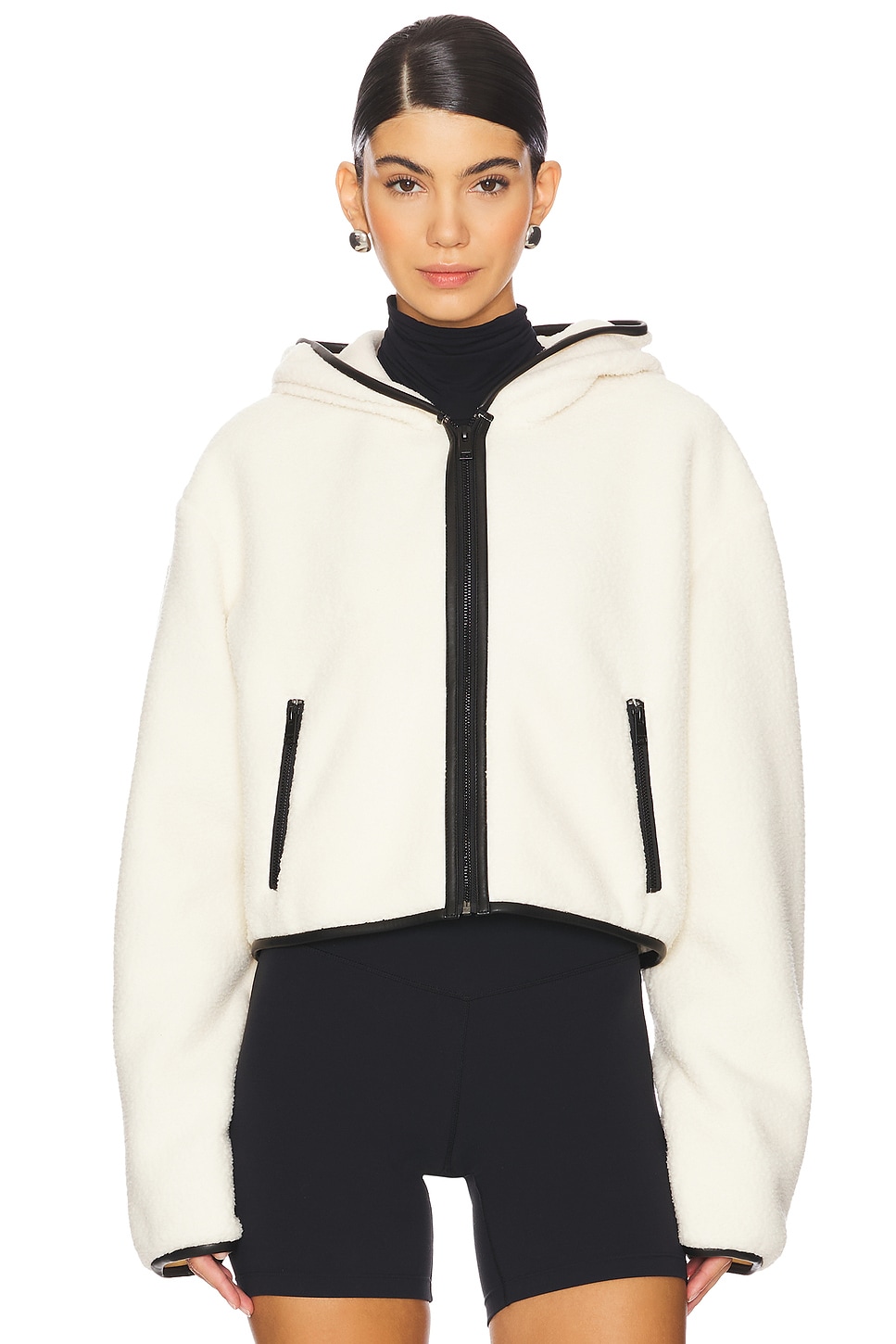 LAMARQUE Arlina Faux Fur Jacket in Ivory