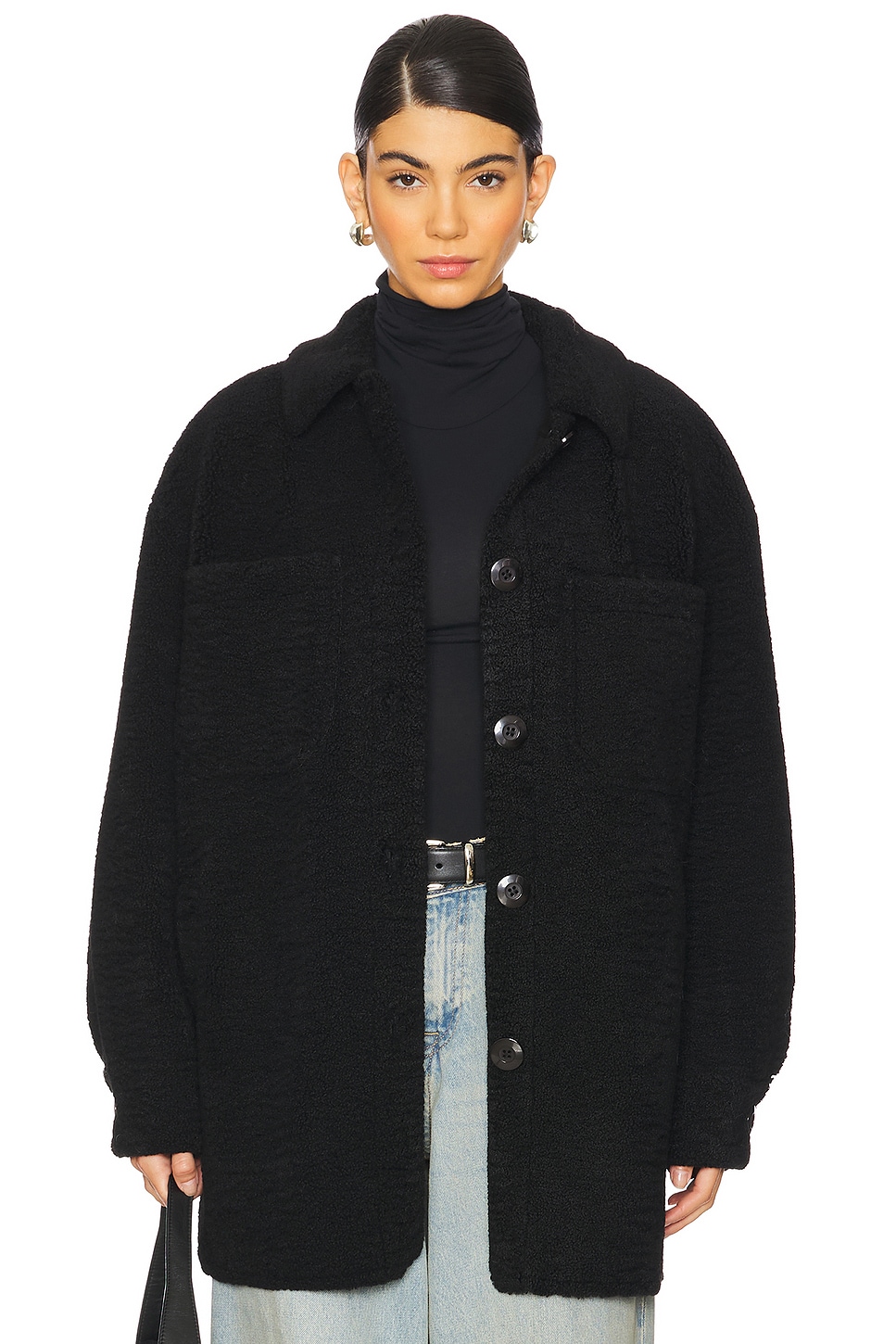 Lamarque Oversized Faux Sherpa Jacket LAMARQUE Kane Faux Fur