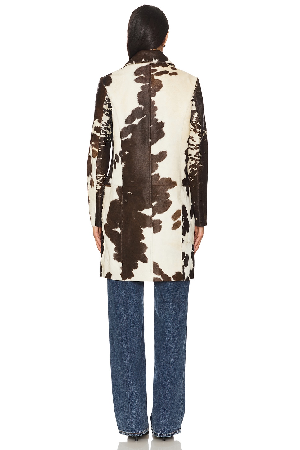 x REVOLVE Kendrick Calf Hair Long Coat
