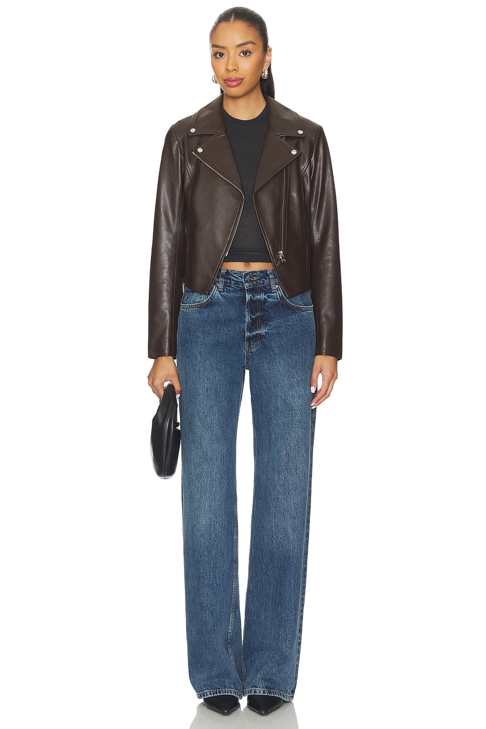 LAMARQUE Pascale Jacket in Dark Brown | REVOLVE