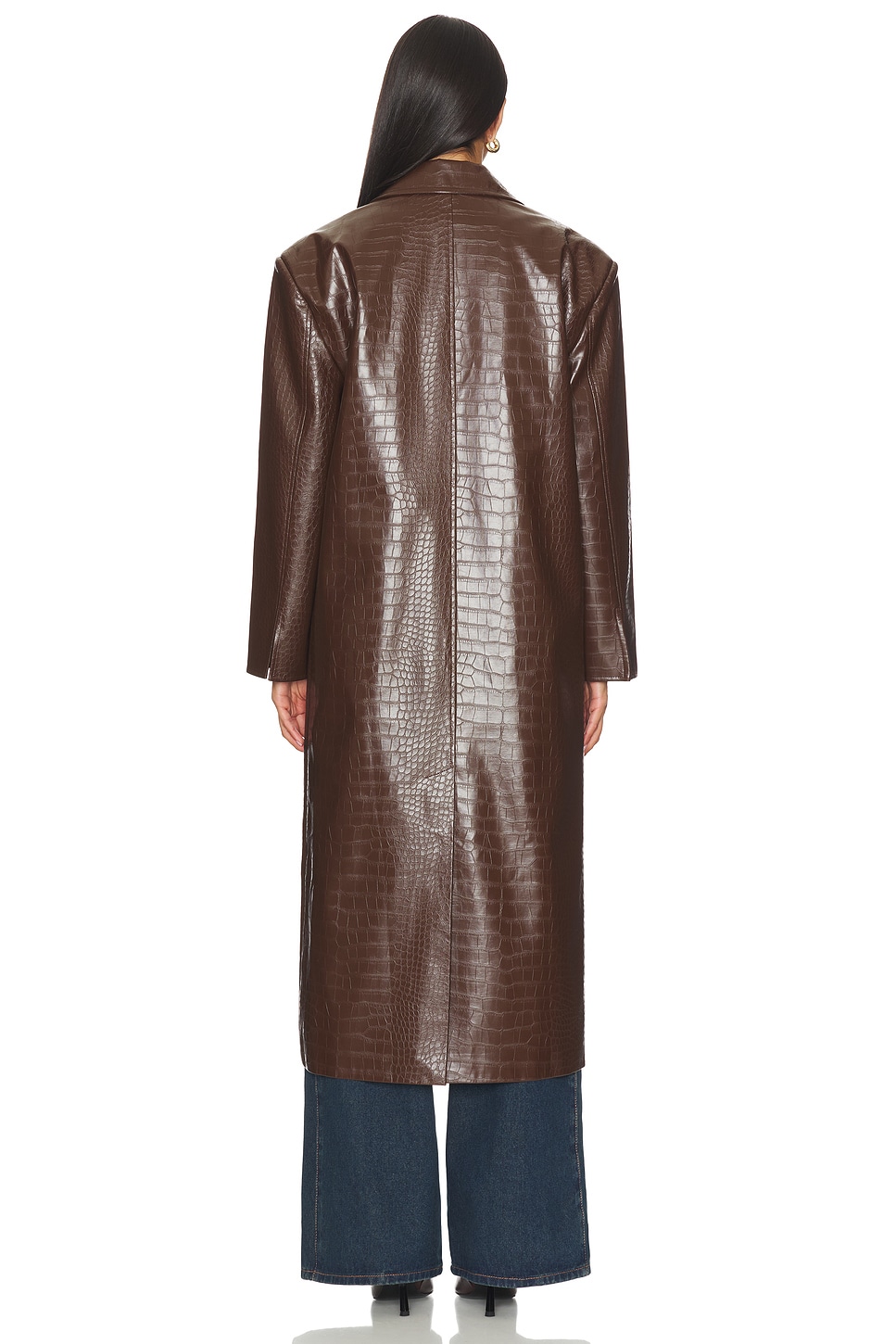 LAMARQUE Ebba Coat in Brown | REVOLVE