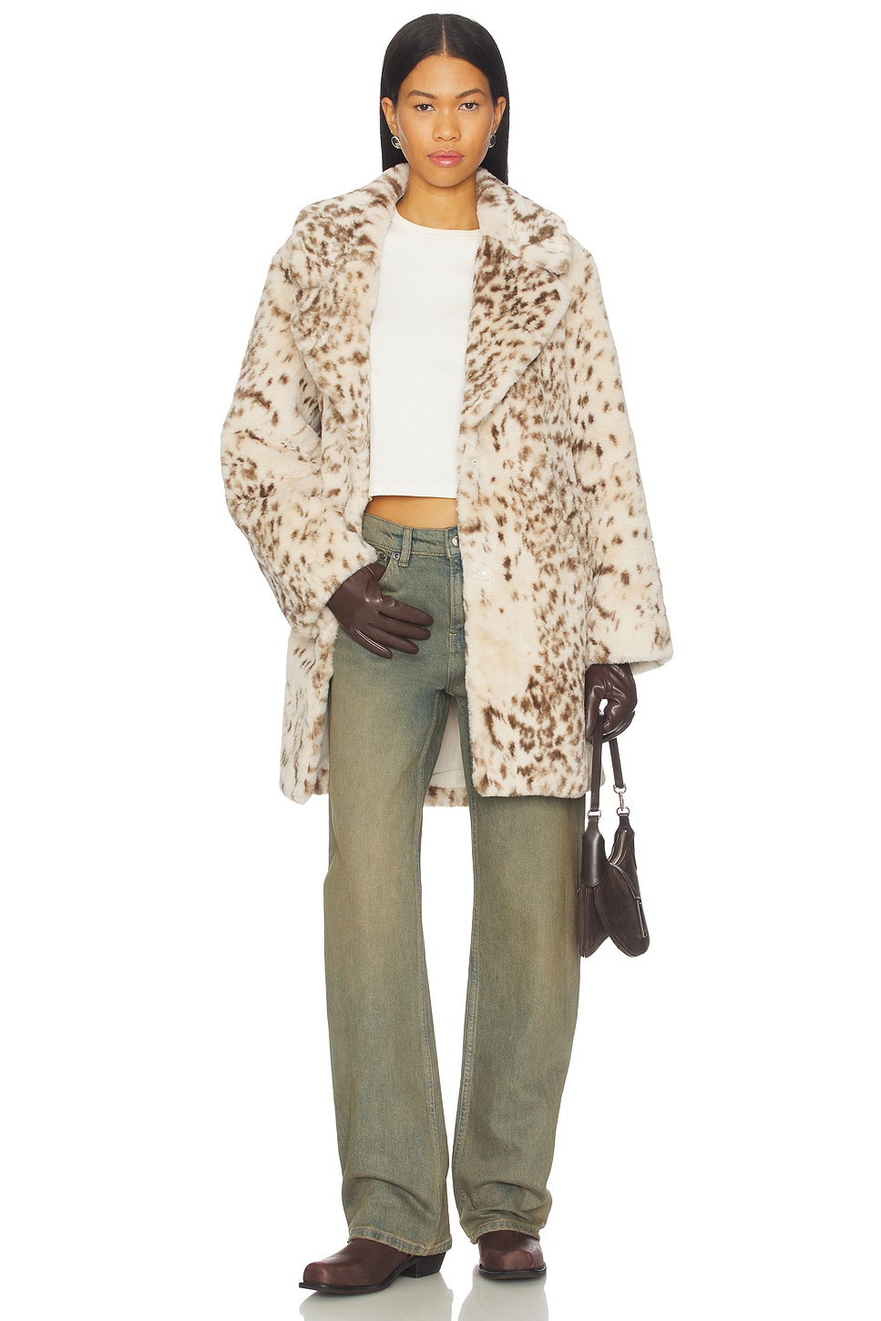 LAMARQUE Linnea Faux Fur Coat