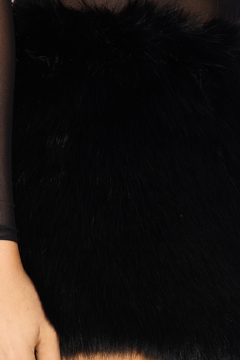 Arcila Faux Fur Skirt