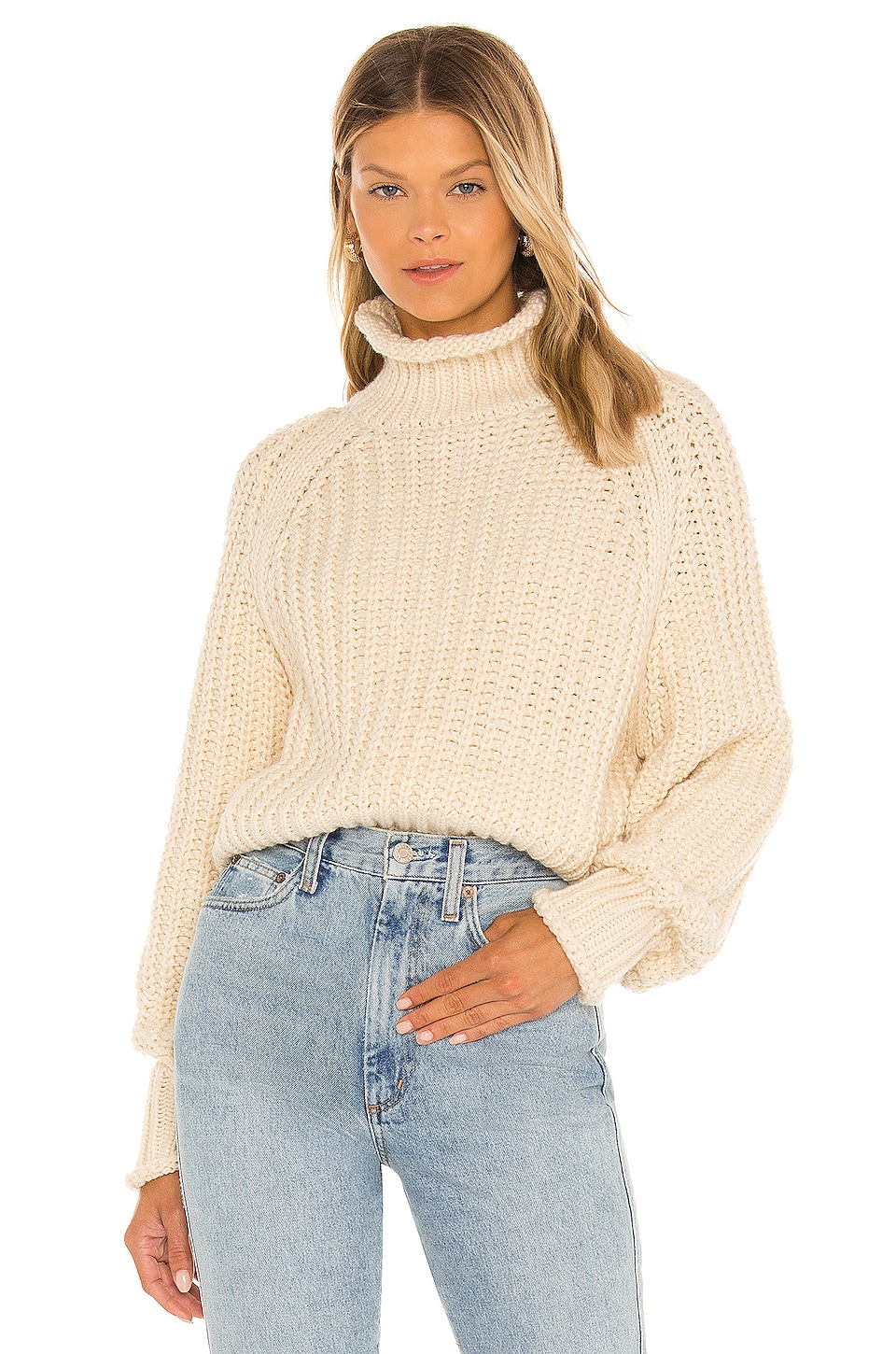 LBLC The Label Jules Sweater in Creme | REVOLVE