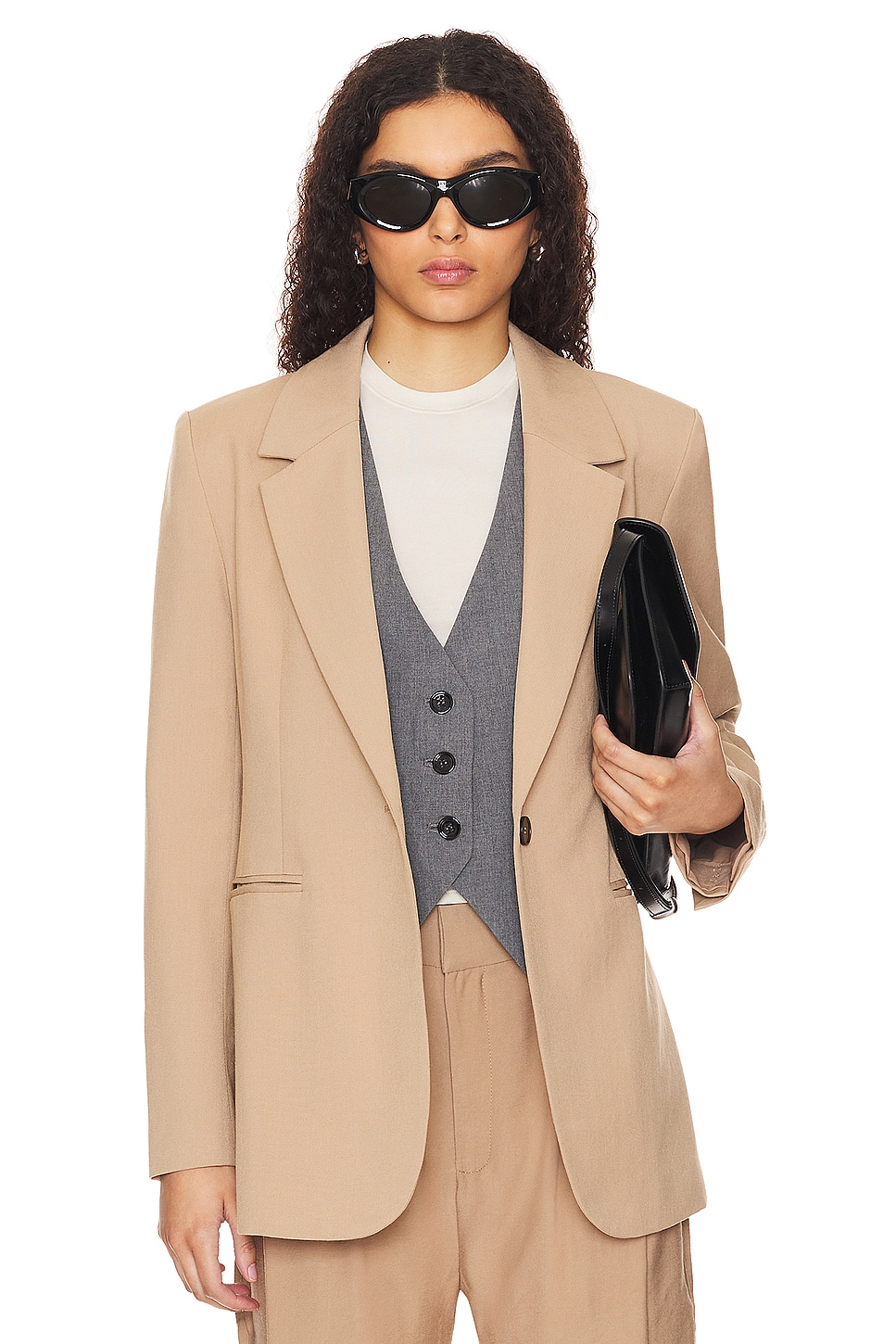 LBLC The Label Cassidy Jacket in Taupe REVOLVE