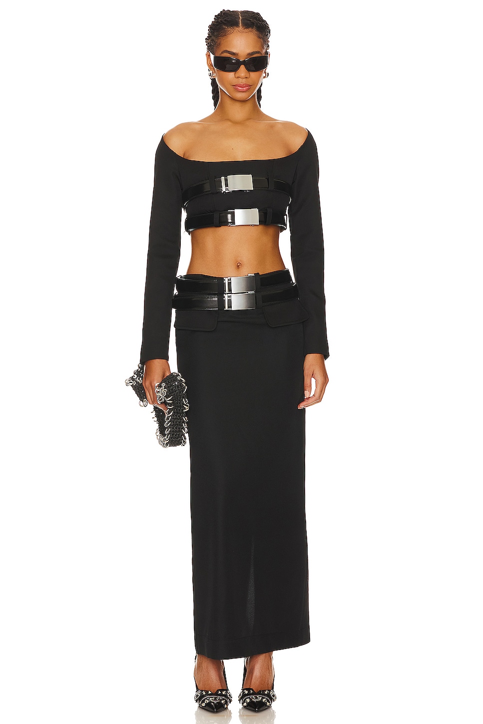 LADO BOKUCHAVA Cleavage Crop Top thumbnail