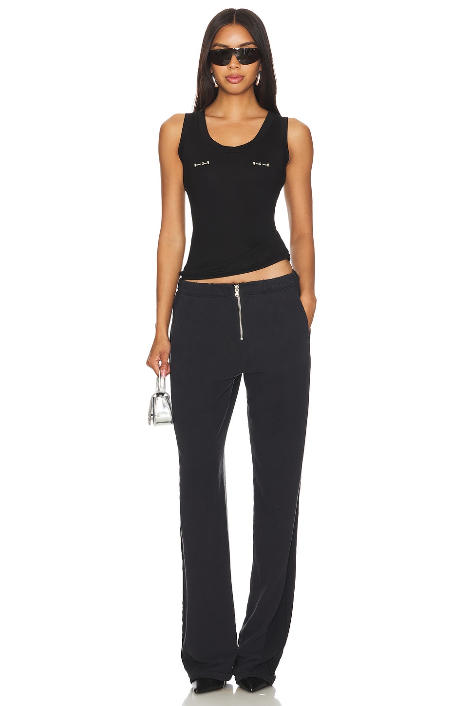 LADO BOKUCHAVA x REVOLVE Pierced Cropped Tank Top thumbnail
