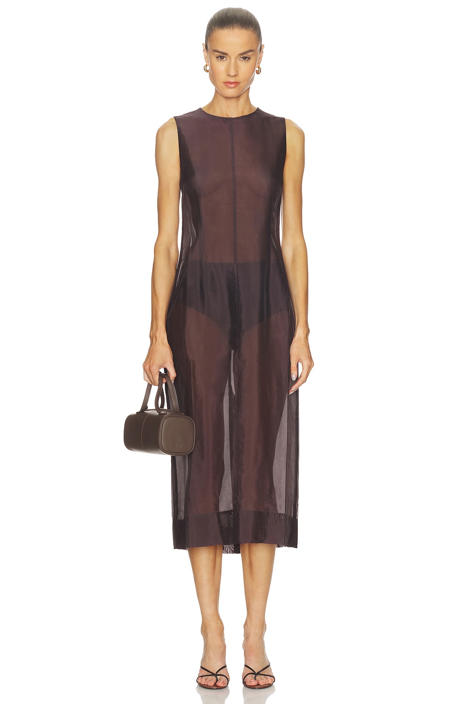 by Marianna Hadley Midi Dress in Ganache View 1 of 6