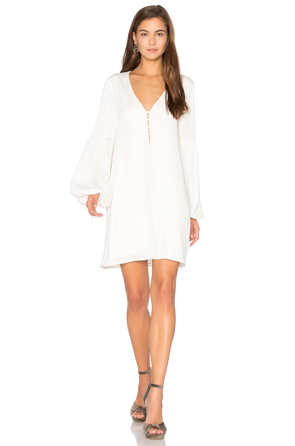 L'Academie The Airy Dress in Ivory | REVOLVE