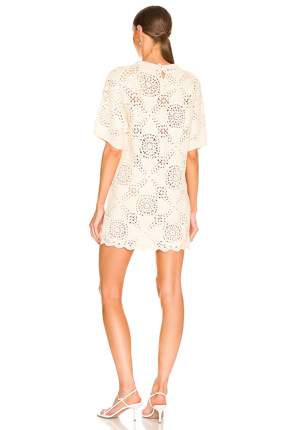 L'Academie Kathan Crochet Mini Dress thumbnail