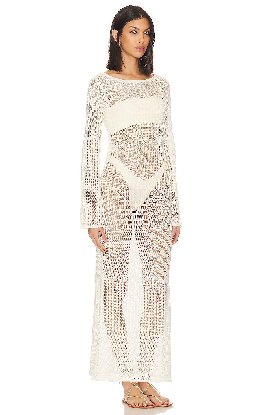 Evea Maxi Knit Dress - Thumbnail 2