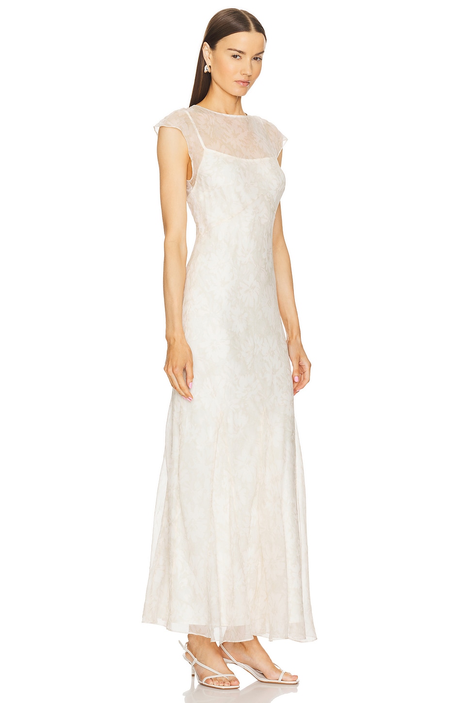 L'Academie by Marianna Capucine Silk Maxi Dress thumbnail