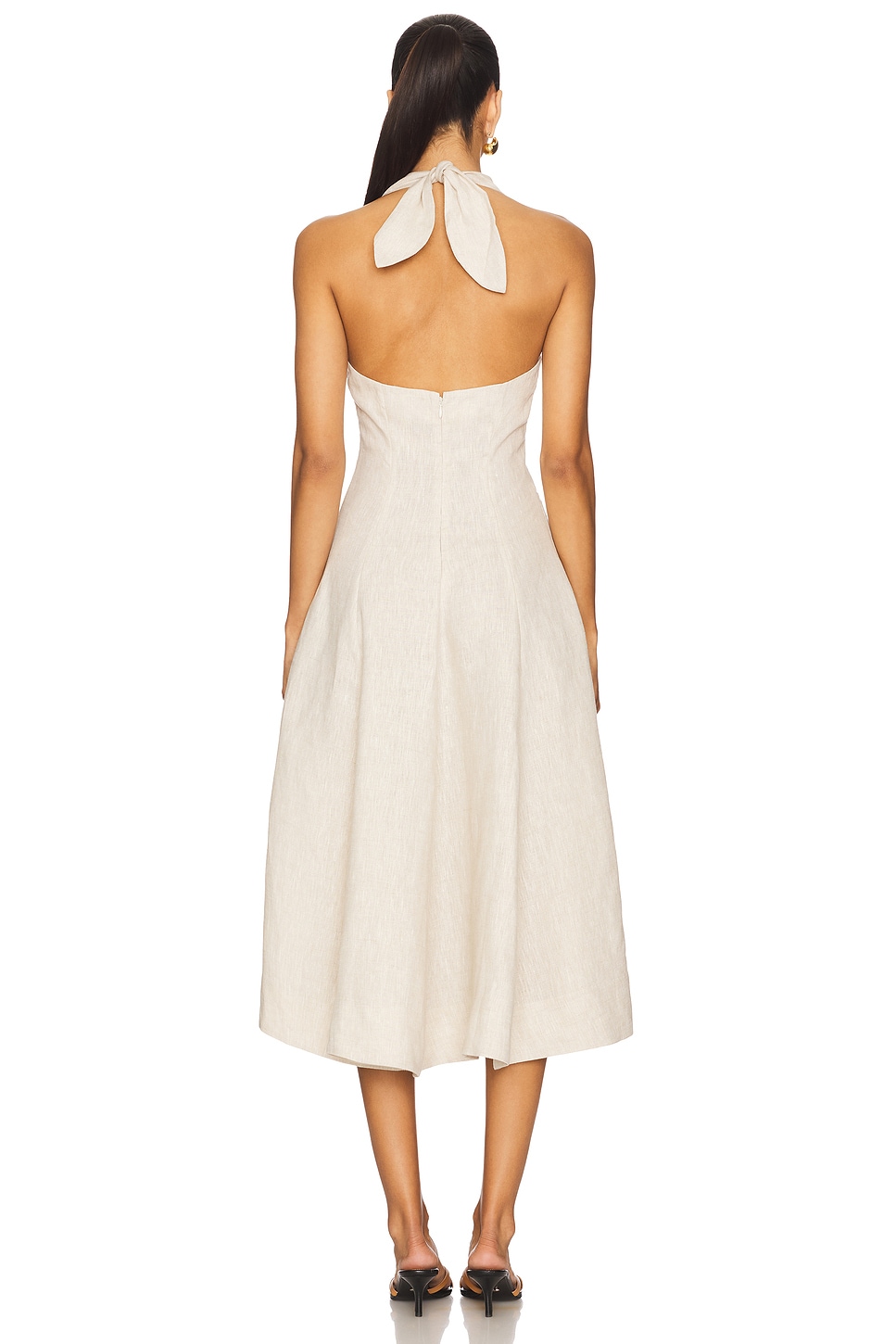 by Marianna Uma Linen Midi Dress