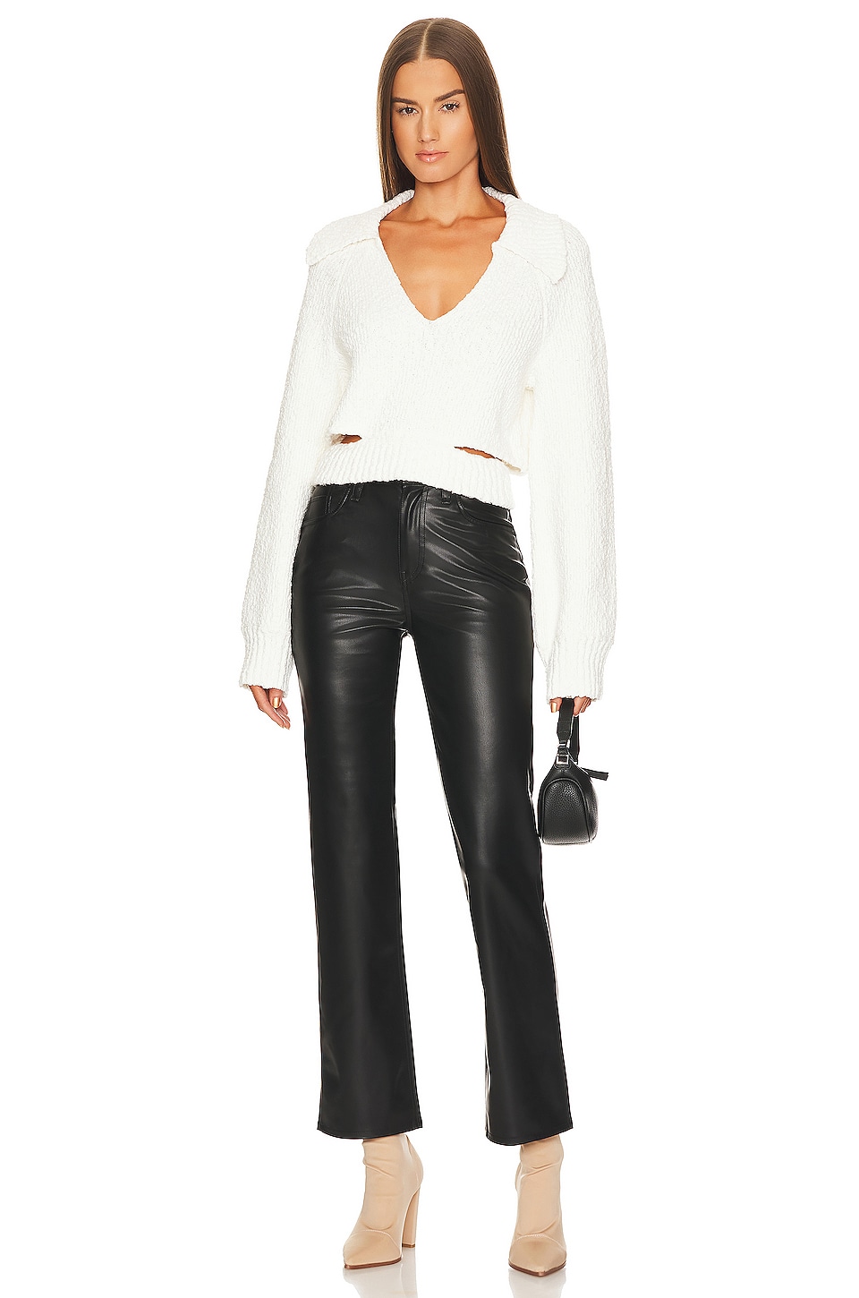 x Marianna Hewitt Imani Boucle Knit Pullover - Thumbnail 4