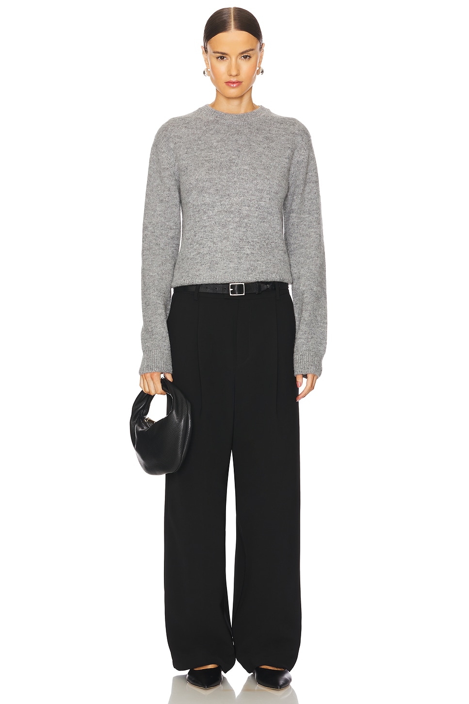 L’Academie Eno Sweater in Charcoal hotsell Grey