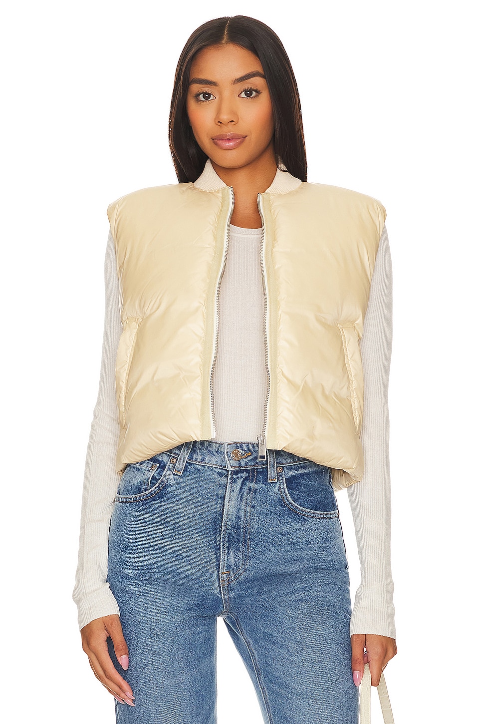 Lucienne Checkered Vest - Taupe
