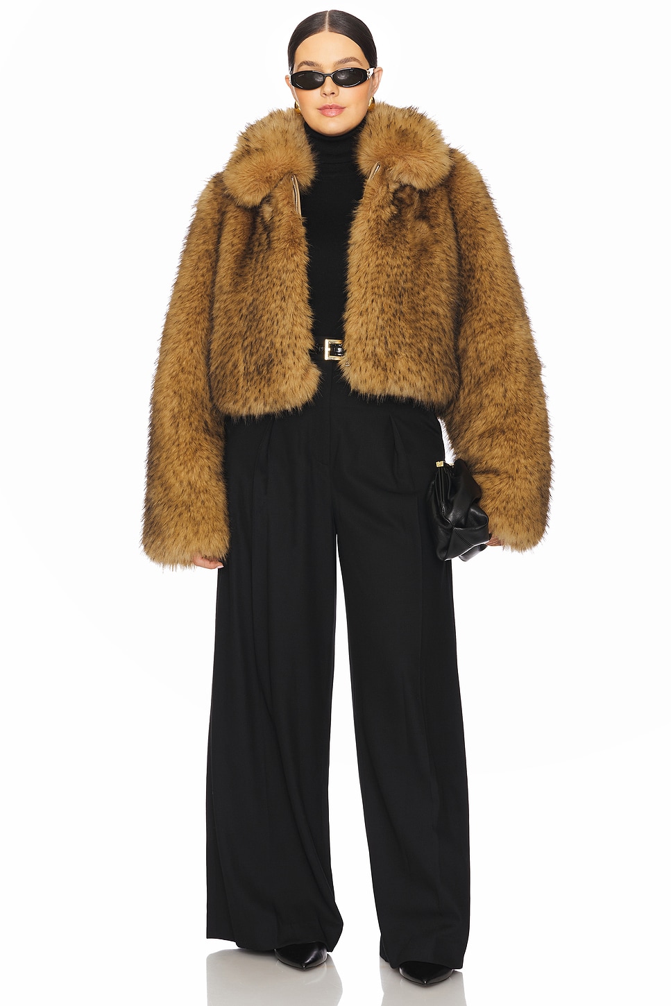 L'Academie by Marianna Savoie Faux Fur Jacket in Beige | REVOLVE