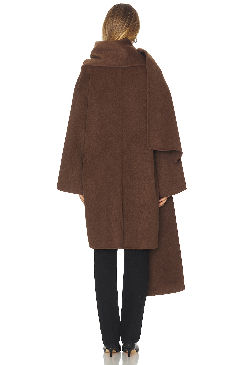 L'Academie by Marianna Melba Wool Coat in Mocha | REVOLVE