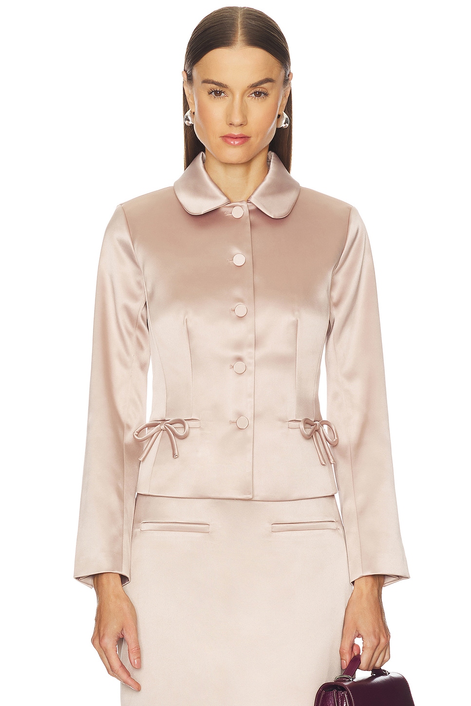 Yuli Jacket in Powder Pink View 1 of 8