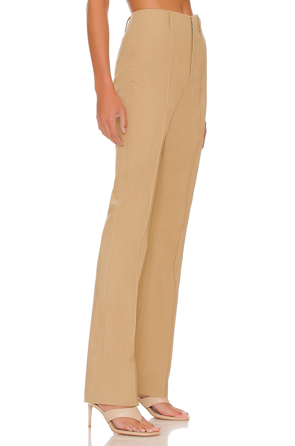 L'Academie Acton Pant in Khaki