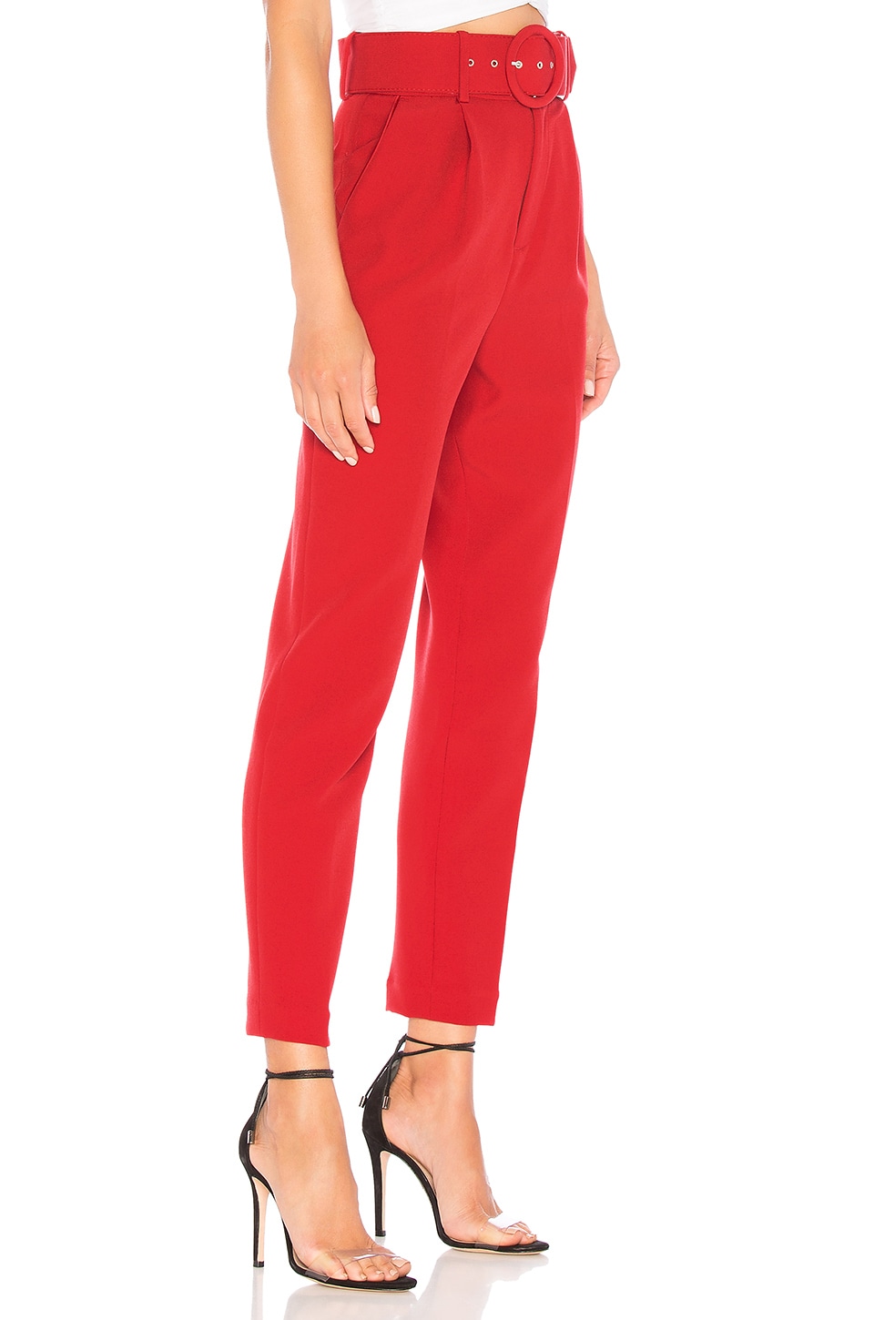 L'Academie The Mia Pant in Scarlet Red | REVOLVE