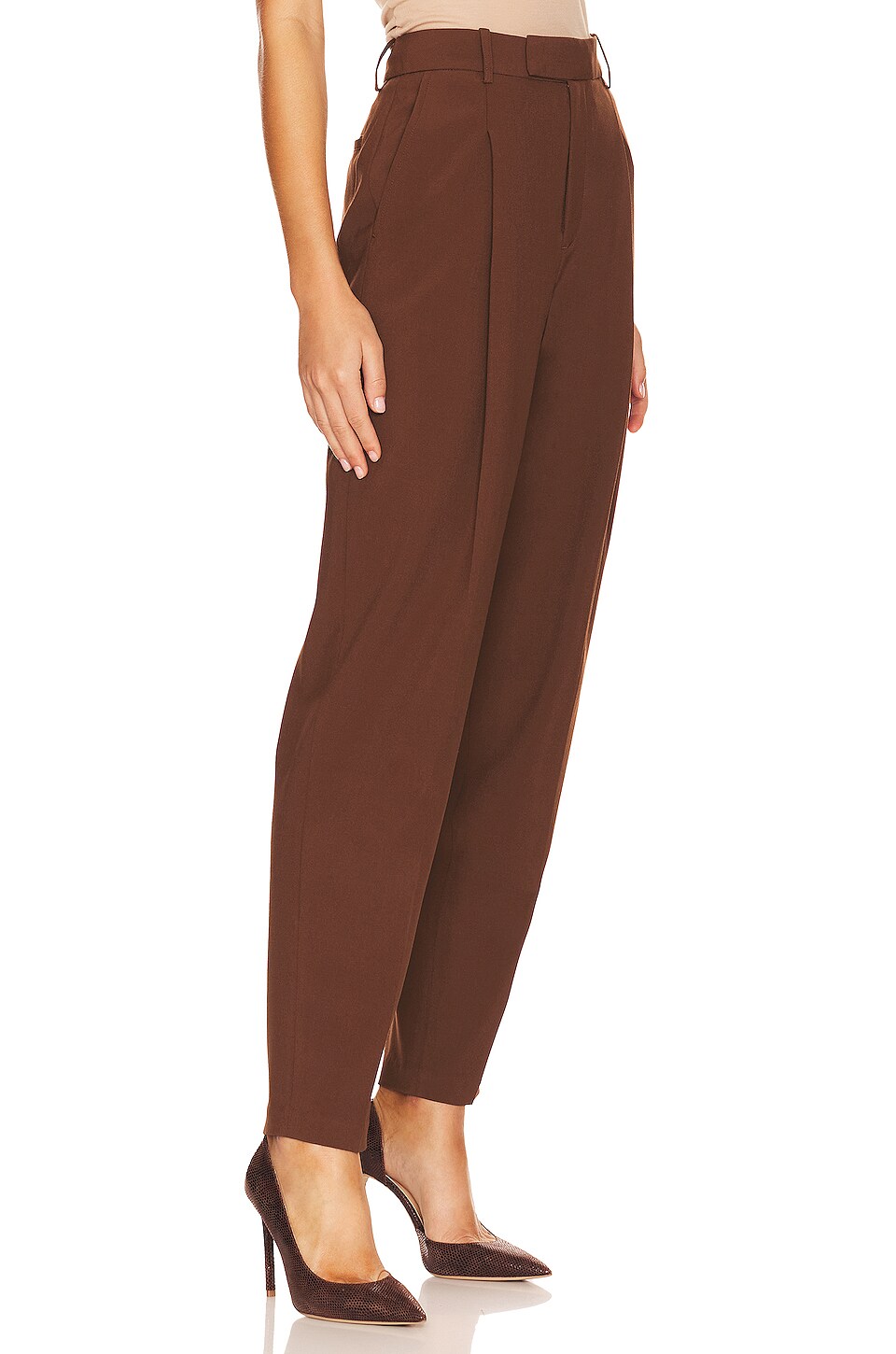 L'Academie Prudence Trouser in Brown