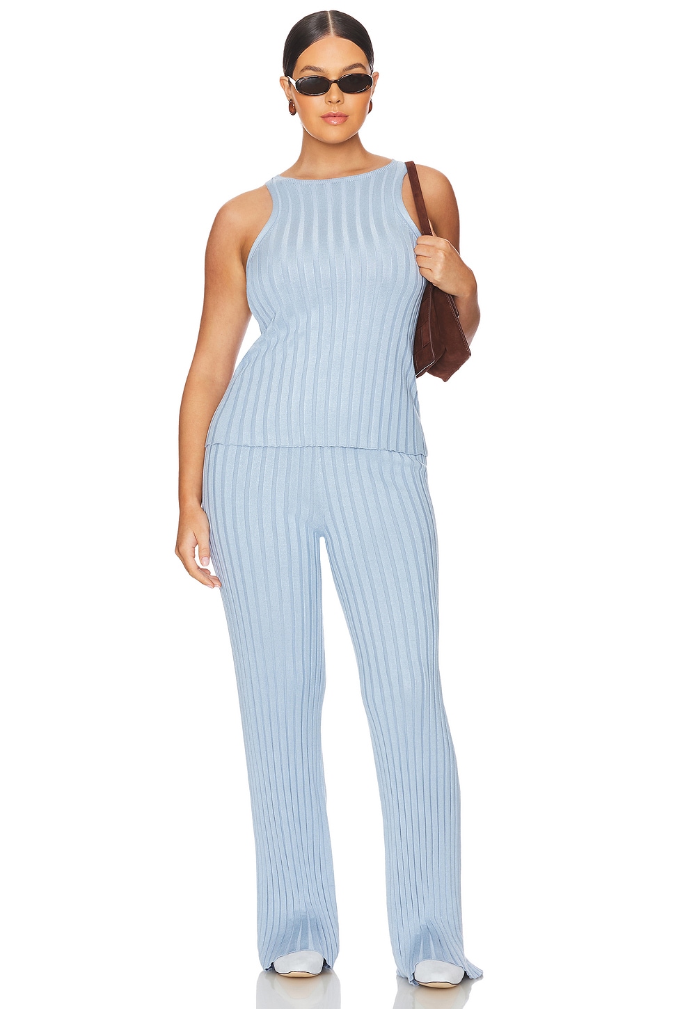 L'Academie by Marianna Sereph Rib Pants thumbnail