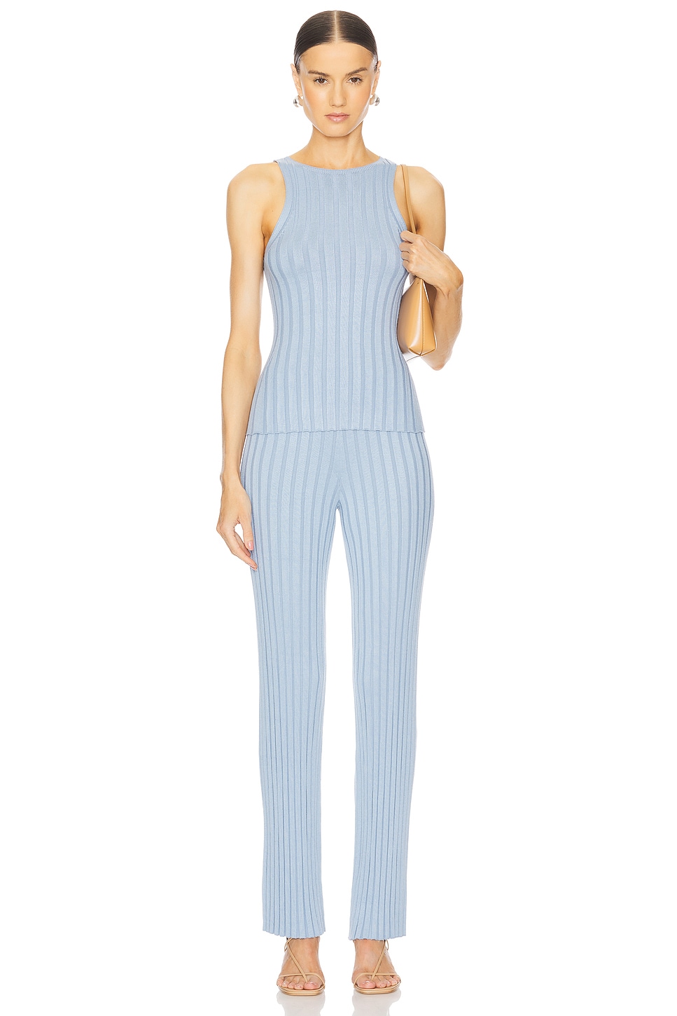 L'Academie by Marianna Sereph Rib Pants thumbnail