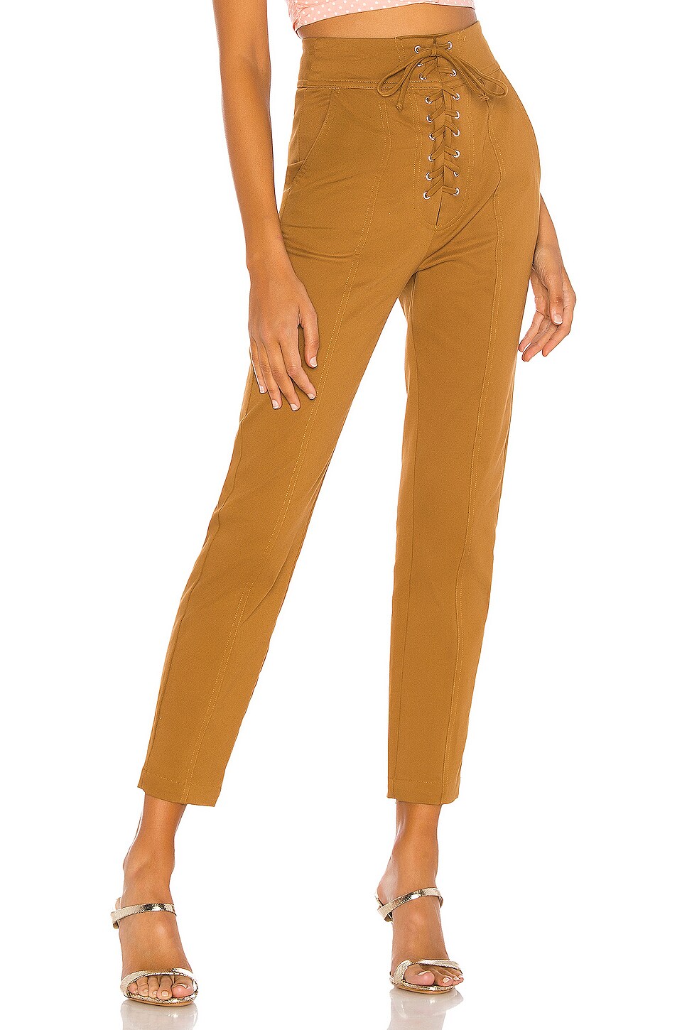 L'Academie Foley Pants in Khaki