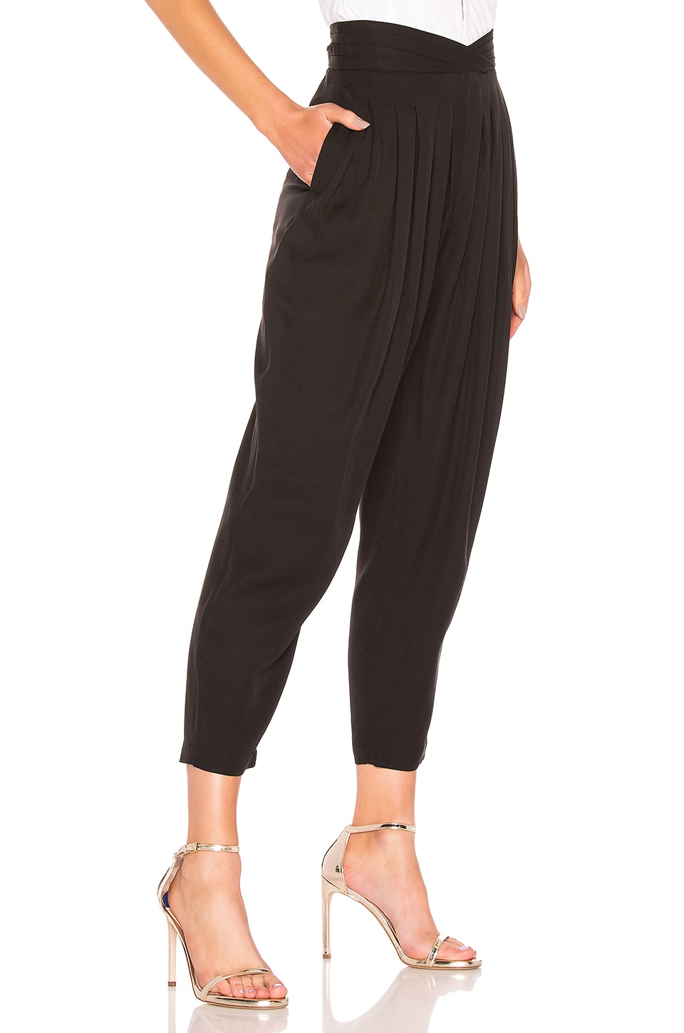 L'Academie The Mara Pant in Black