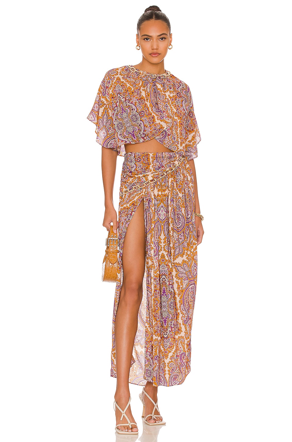 L'Academie Wildler Midi Skirt thumbnail