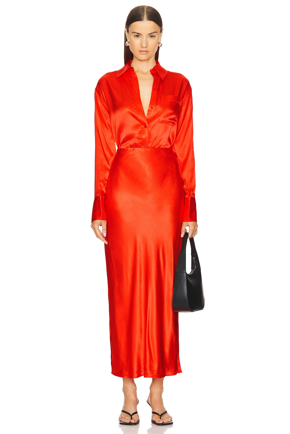 L'Academie by Marianna Noemie Midi Skirt thumbnail