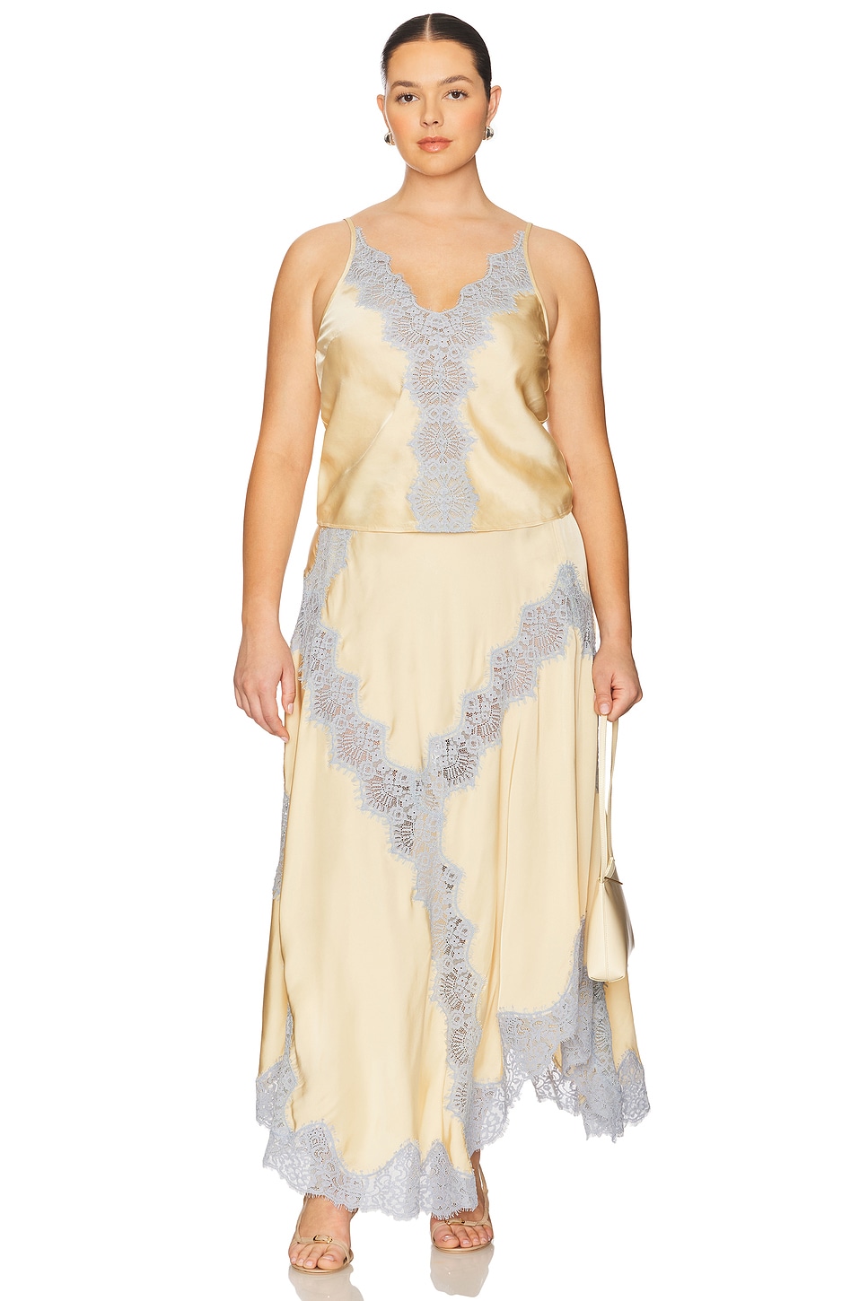 L'Academie - by Marianna Lay Midi Skirt | Plush
